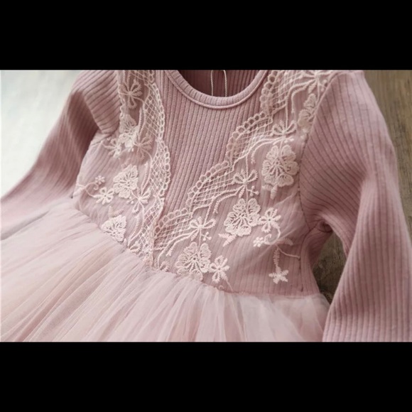 ❌ Pink Baby Doll Princess Lace Dress - Picture 3 of 16